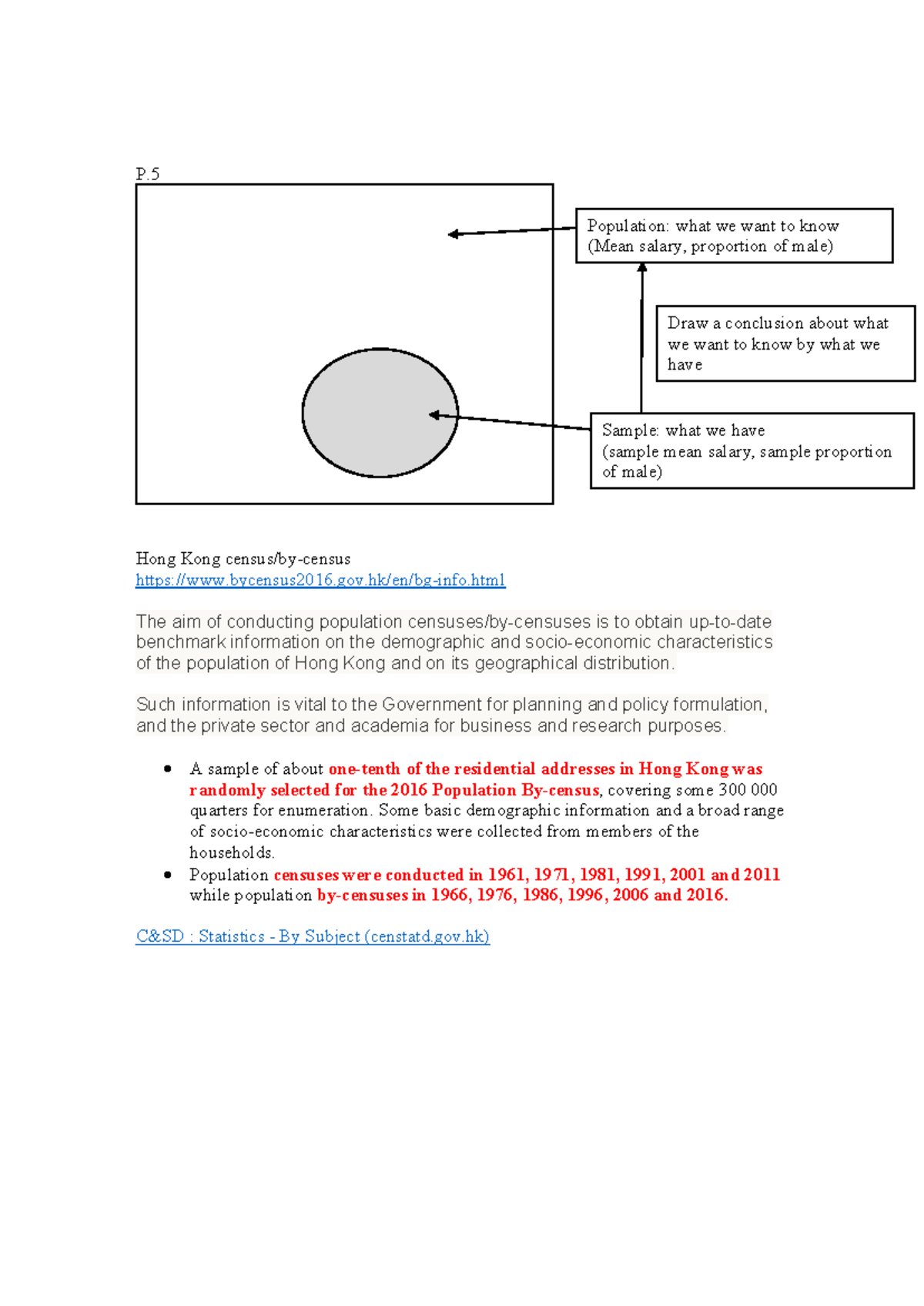 Ch3 Supplement Part 1: Population Sampling & Study Methods in HK - Studocu