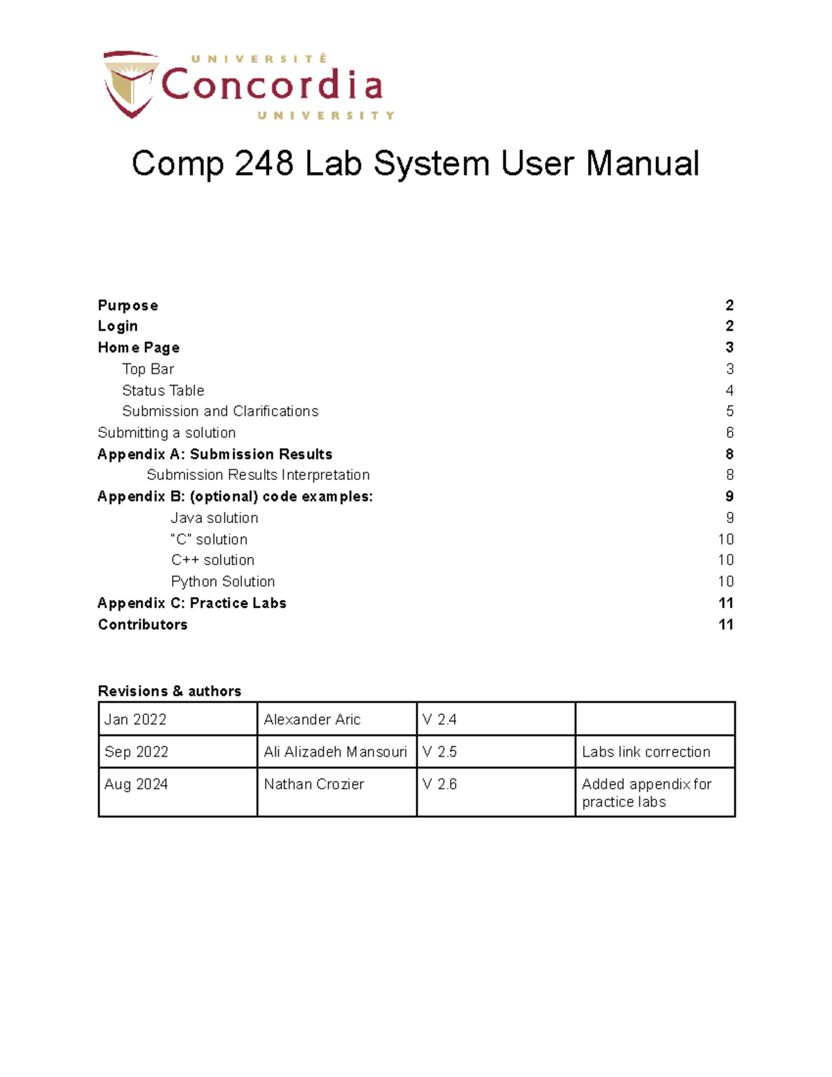 COMP 248 Lab System User Manual - Updated Sep 2022 Edition - Studocu