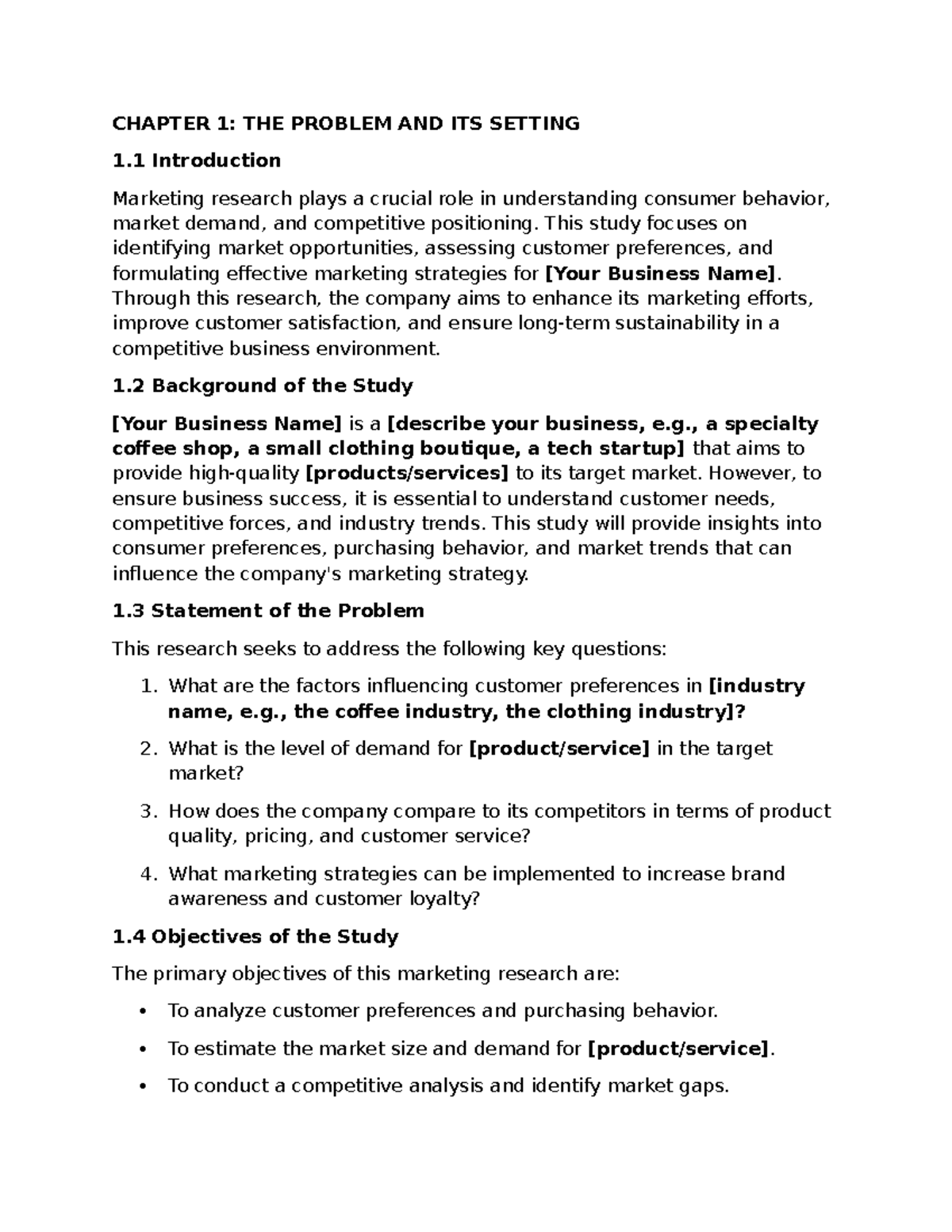 CHAPTER I: MARKETING RESEARCH AND CONSUMER INSIGHTS - Studocu