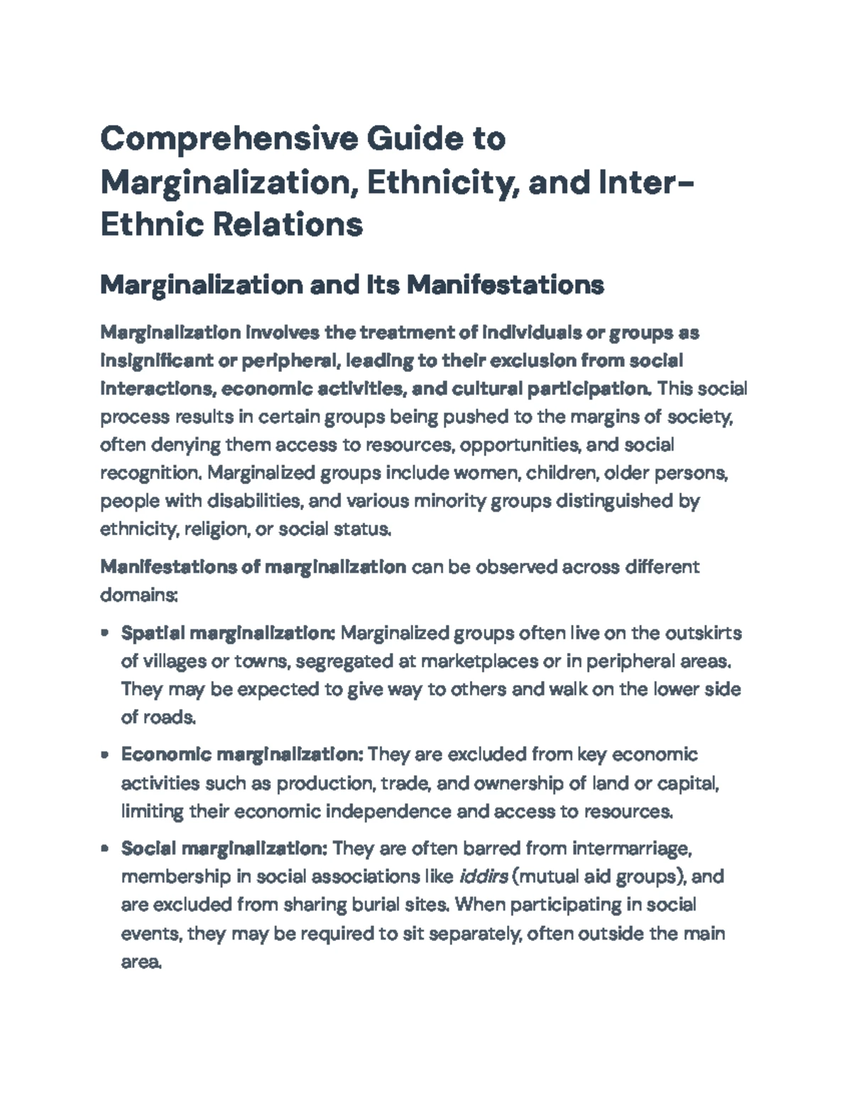 Indigenous Knowledge Systems (IKS) and Their Role in Development: A ...