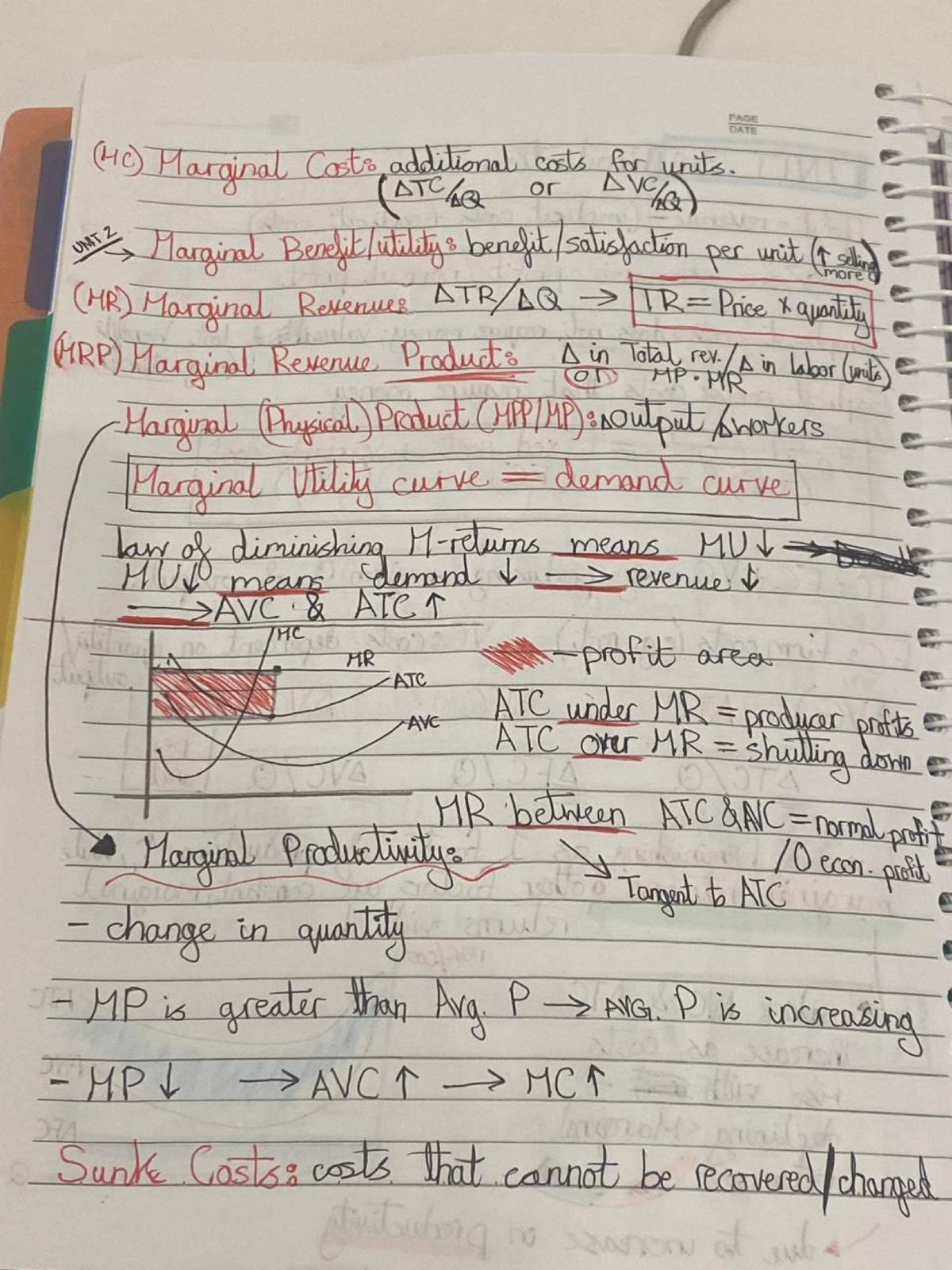 ECO 101: Marginal Costs, Elasticity, and Production Analysis Notes ...