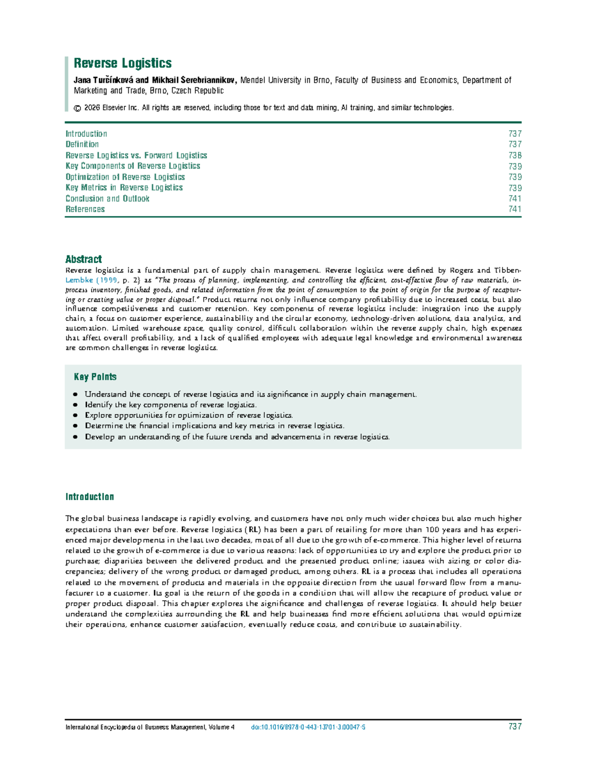 Reverse Logistics: Key Concepts and Challenges in Supply Chain ...