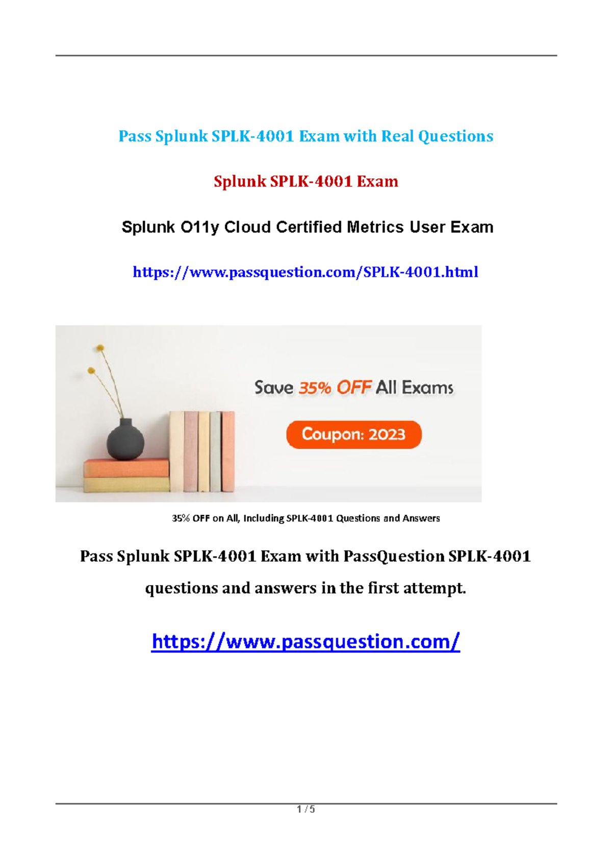 Splunk SPLK-4001 Practice Test Questions - Pass Splunk SPLK-4001 Exam ...