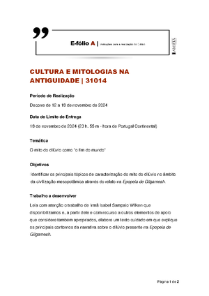 [Solved] Faa um resumo do artigo O dilvio no poema de Gilgamesh de Irm ...