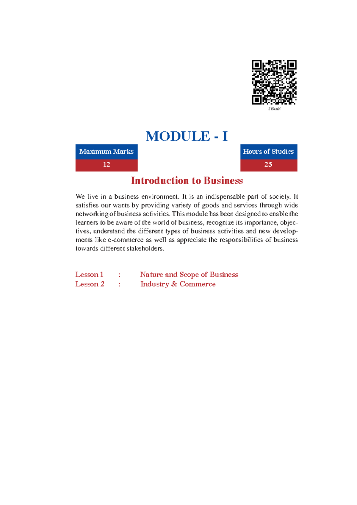 Chapter 1 - Nature and Scope of Business (BUSINESS STUDIES) - Studocu