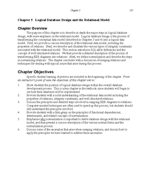 Chapter 5 database notas - Modern Database Management, 13e (Hoffer ...