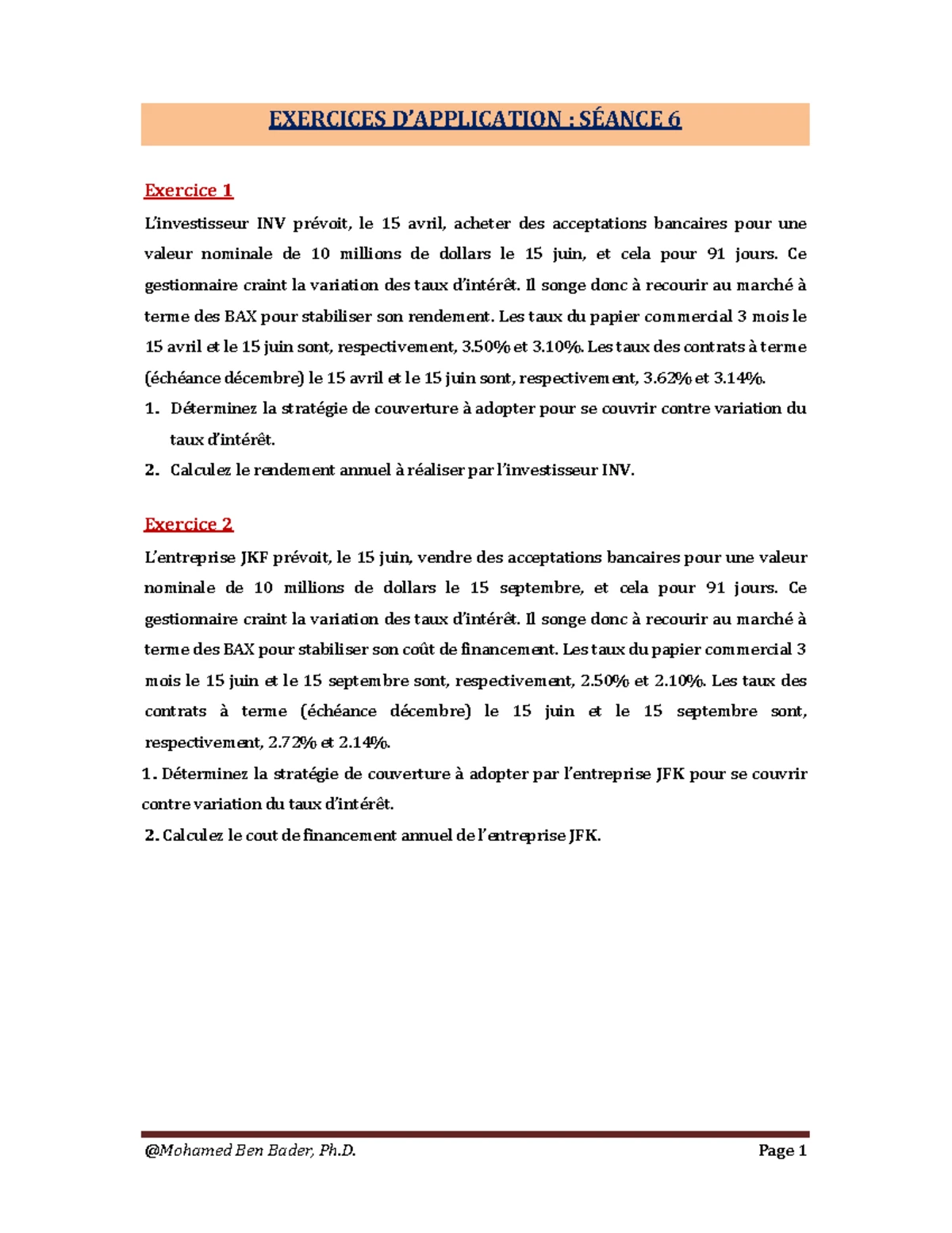 Notes de cours séance 6 - galo hamada finek a sahvbi galo rani gha mea ...