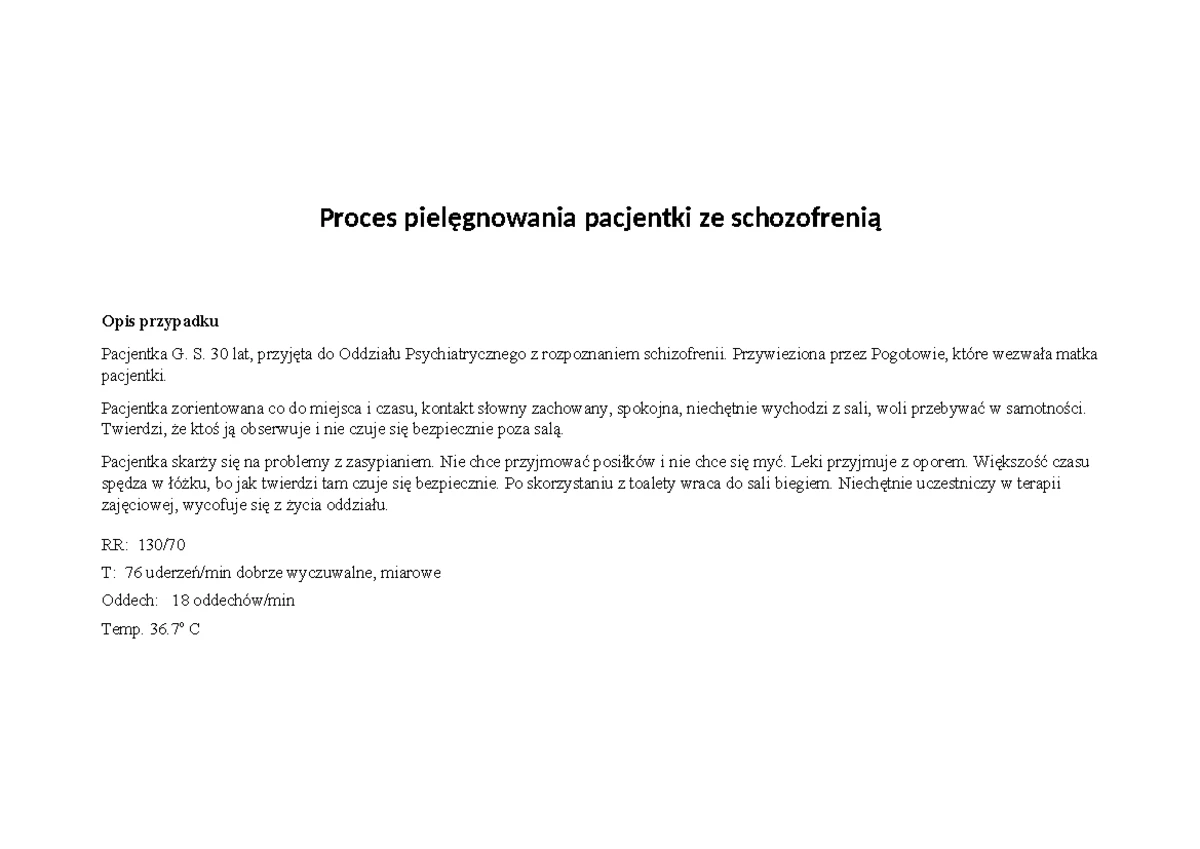 Przypadek Pol Ru Mianownikdopełniaczcelownikbierniknarzędnikmiejscownikwołaczol - Opieka Paliatywna Pacjentki K.M.: Opis Przypadku i Planowanie Działań