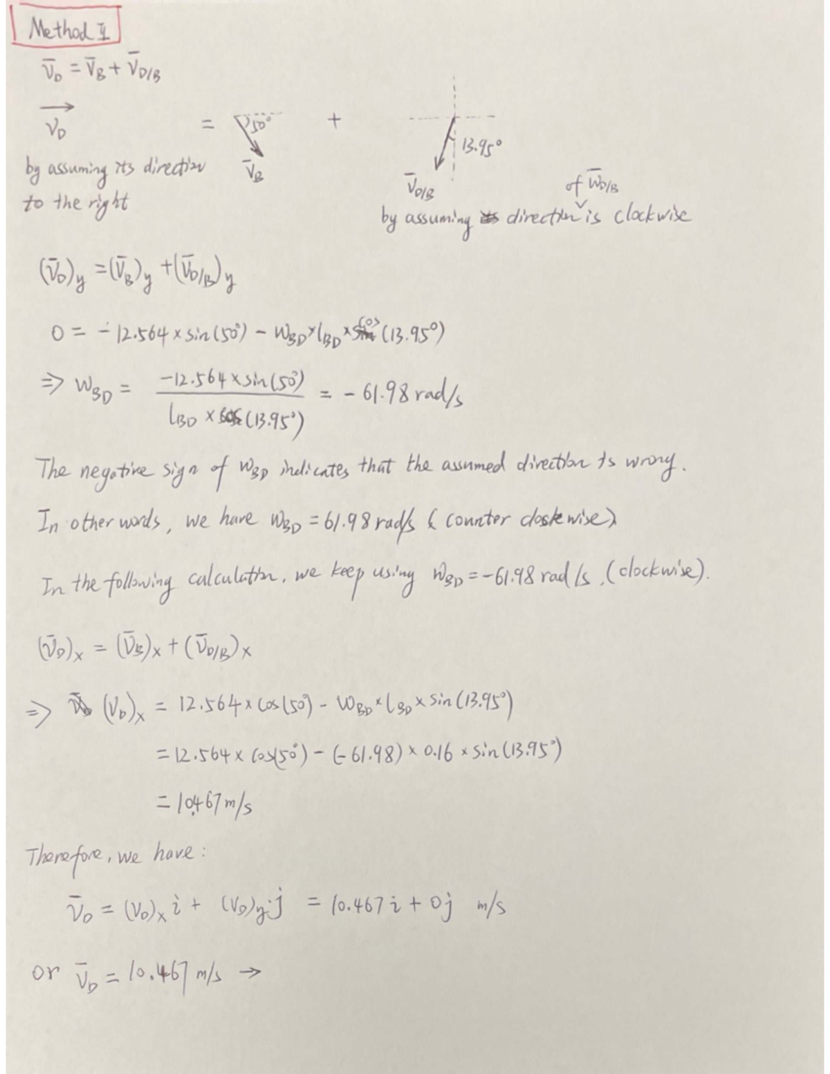 Lecture 1 Supplementary Notes on Vector Directions and Calculations ...