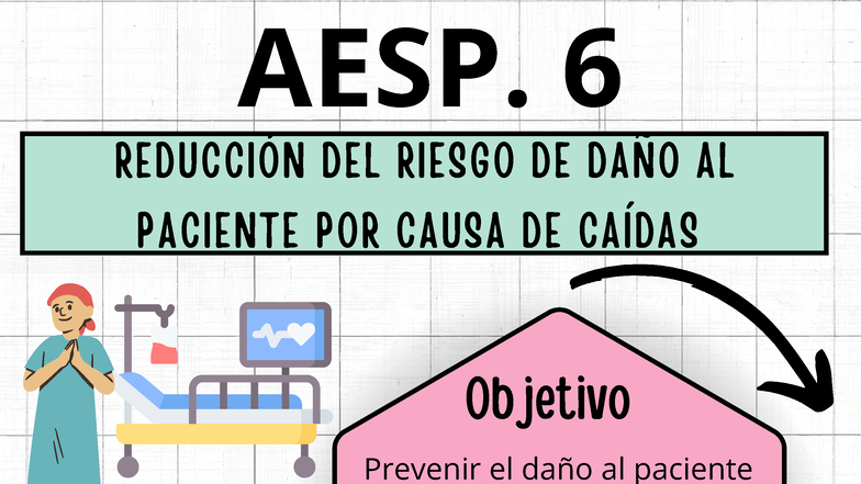 AESP-6: Prevención de Caídas y Riesgo en Pacientes - Studocu
