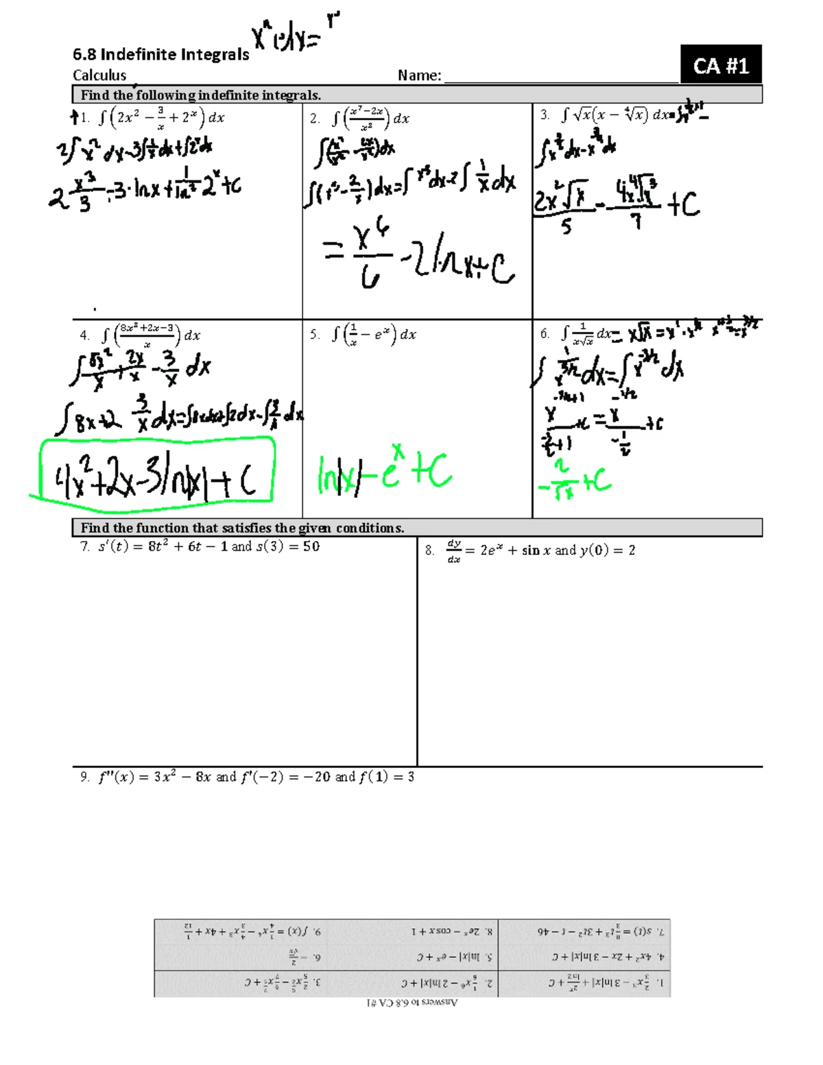08 09 01 Lesson: Applications of Integration & Assigned Problems - Studocu