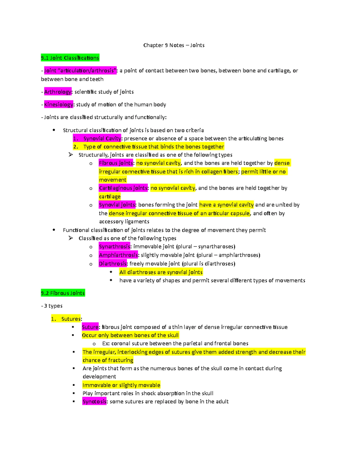 Unit 2 Student Notes micro - BIO 2320 Unit 2 Student Notes Chapter 7 ...