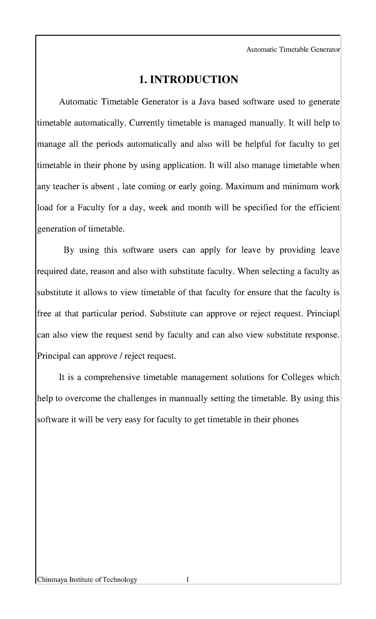 408248380 229488730 Mini Project Report on Automated Timetable ...