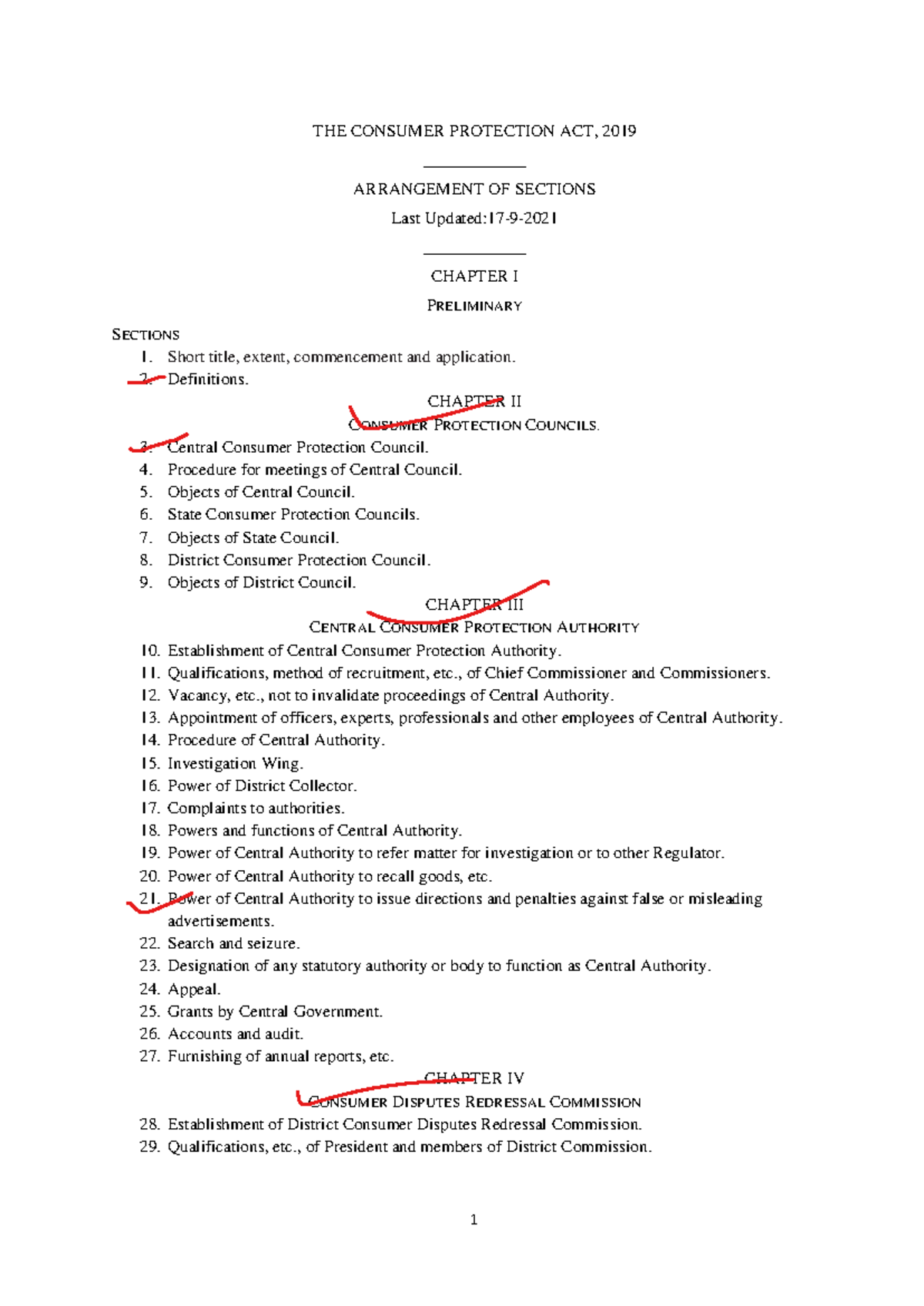 Consumer Protection Act 2019: Key Provisions and Implications - Studocu