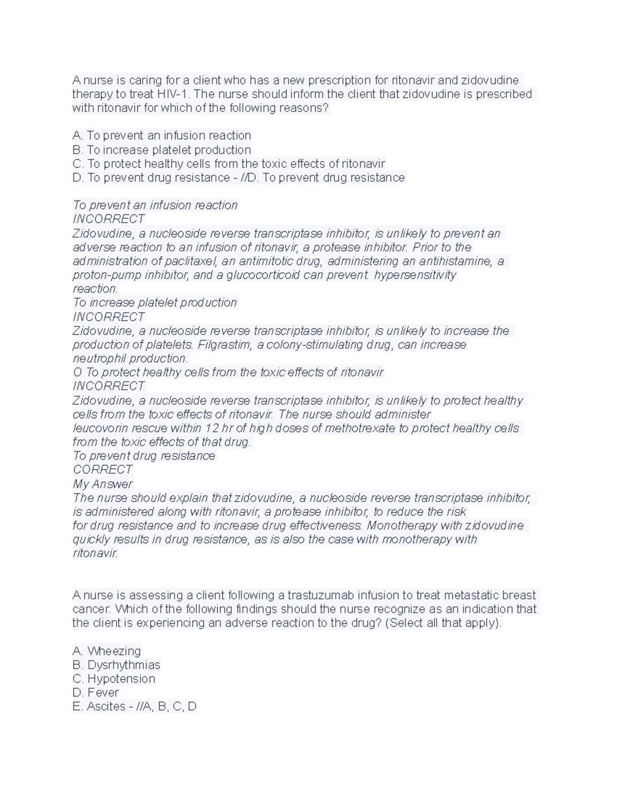 ATI Pharmacology Made Easy 4 0 the hematologic system A nurse is