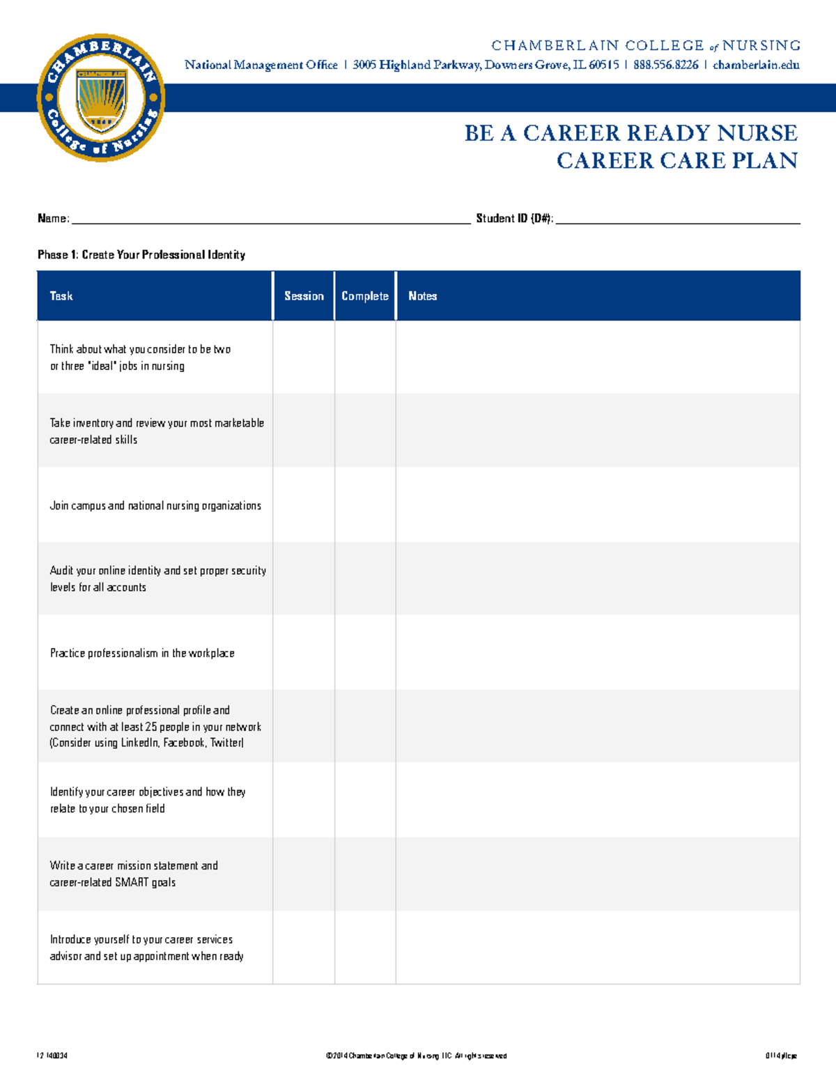 Career Care Plan: Your Path to Becoming a Ready Nurse - Studocu