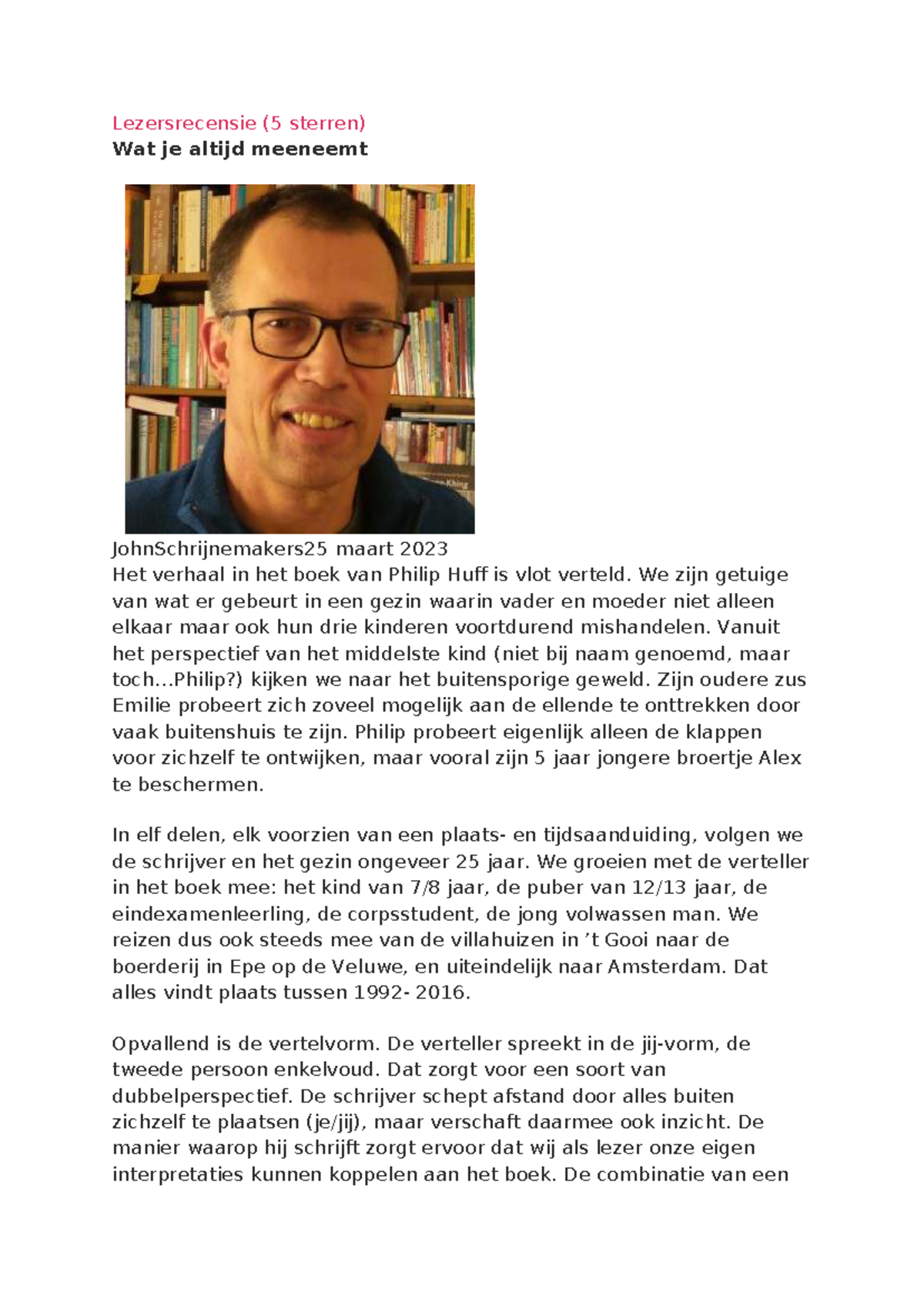 Recensie van Boeken: Lezersrecensies en Analyse van Diverse Romans ...