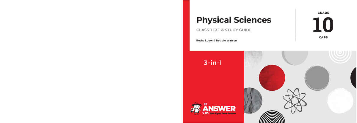 Grade 10 Physical Sciences CAPS Study Guide: Key Concepts & Exam Prep ...
