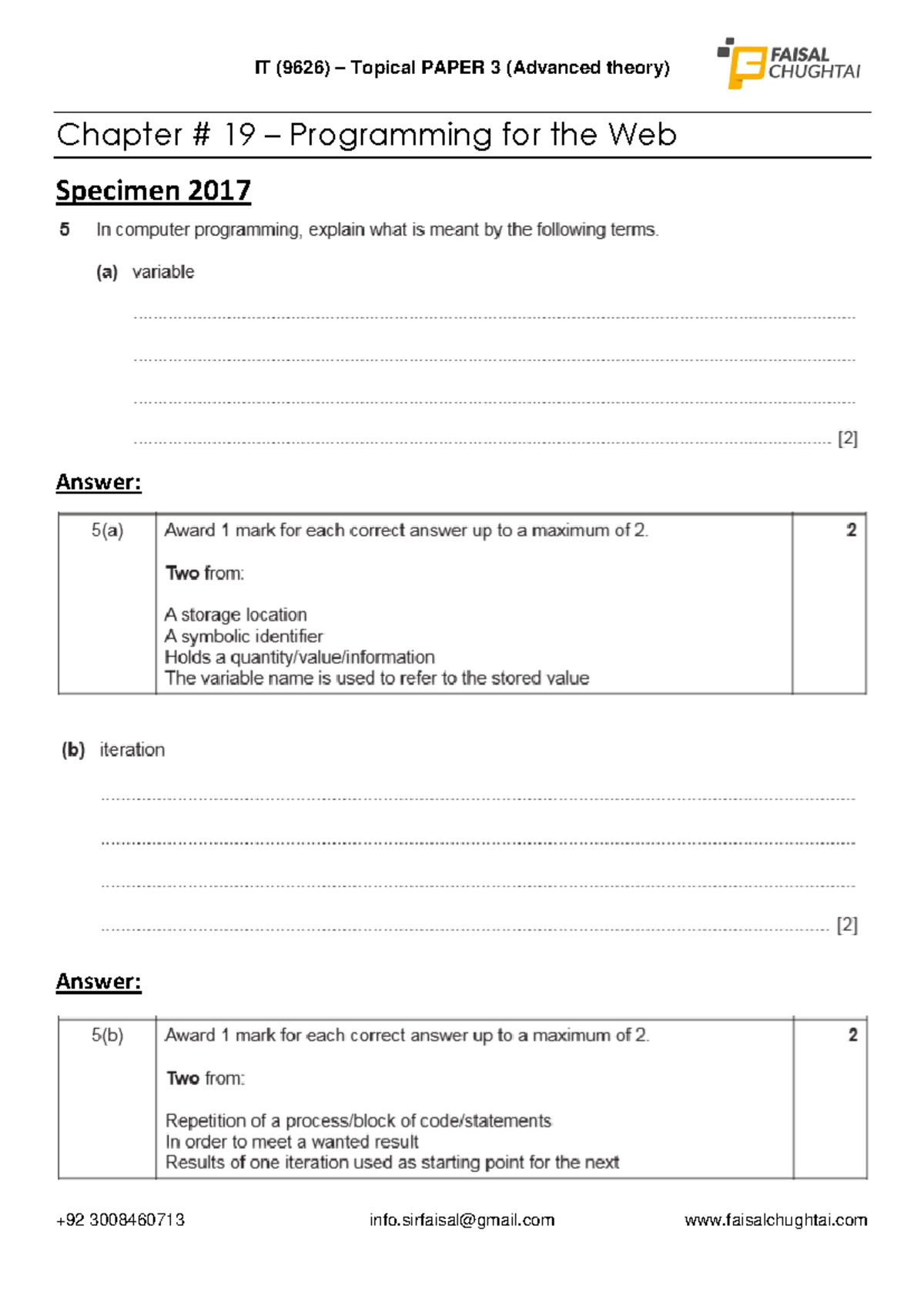 Chapter 19: Comprehensive Notes on Programming for the Web - Studocu