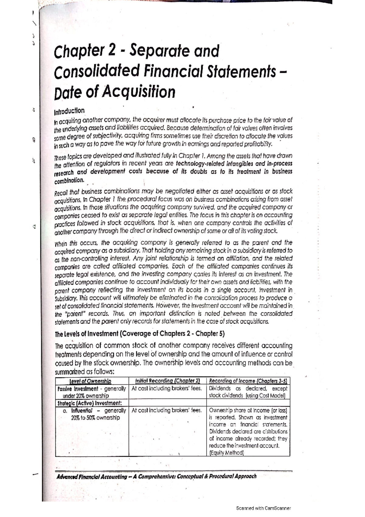 Advanced Financial Accounting Chapter 2 - BS Accountancy - Studocu