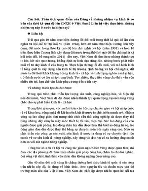 [Solved] phn tch ni dung lnh o ca ng i vi h thng chnh tr - Xây dựng ...