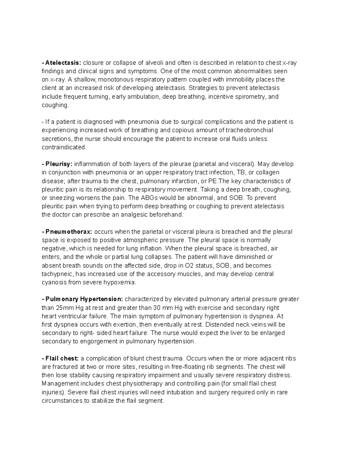 Biology 101 Final Exam Comprehensive Study Guide: Key Respiratory ...