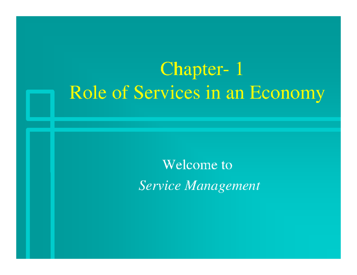 01 Economy - Chapter on the Role of Services in Economic Development ...