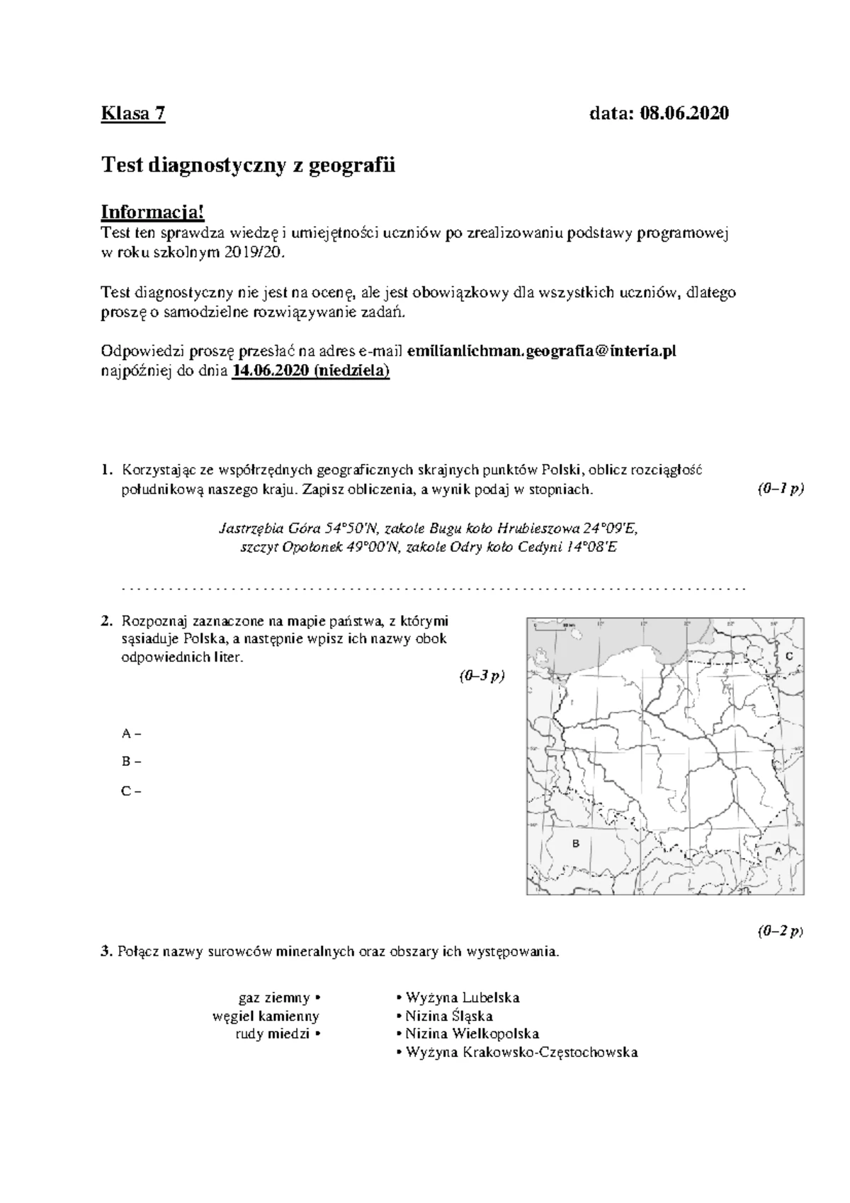 Test znajomości lektury „Pozłacana rybka” - Klucz Odpowiedzi - Studocu