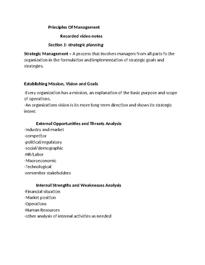 Total Quality Management - Study Notes & Assignments - Studocu