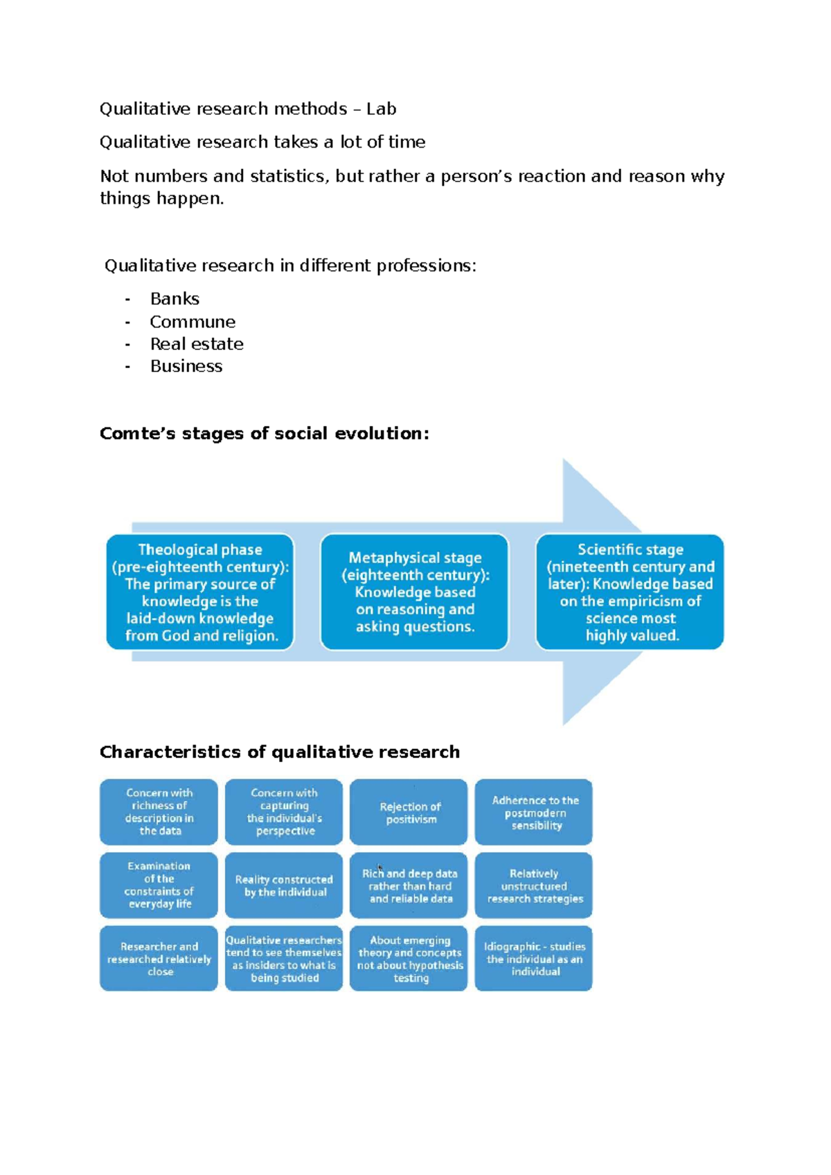Qualitative Research Methods Lab: Insights and Techniques - Studocu