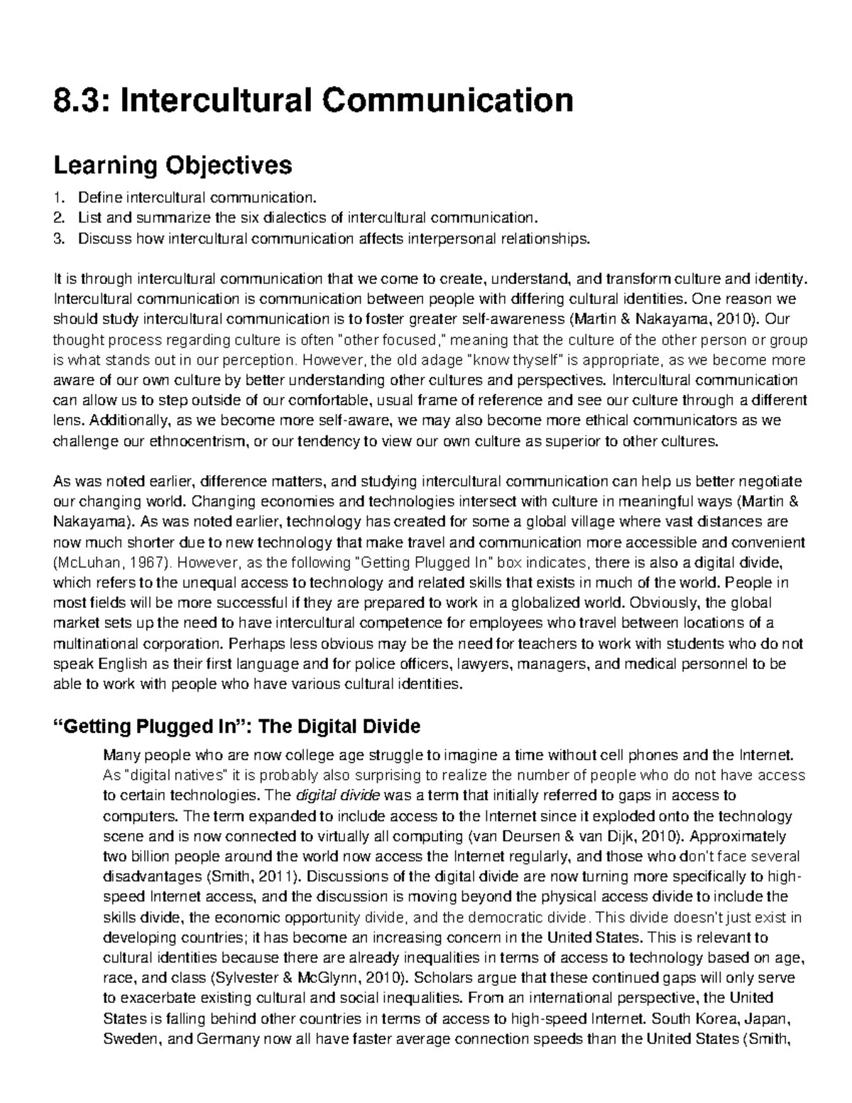 8.3: Intercultural Communication - Dialectical Approaches ...