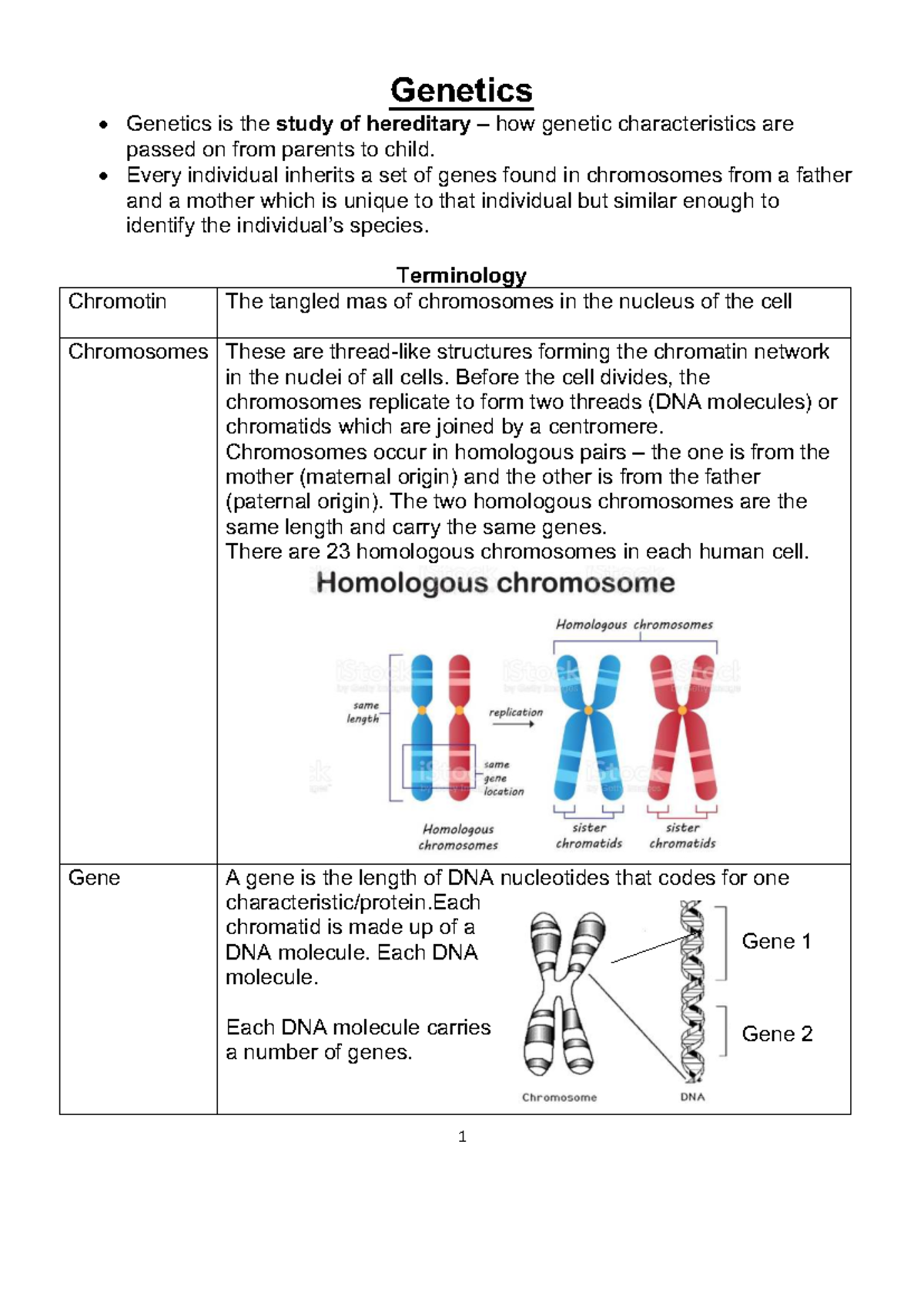 Genetics Notes 2024: Comprehensive Study Guide for Exams - Studocu