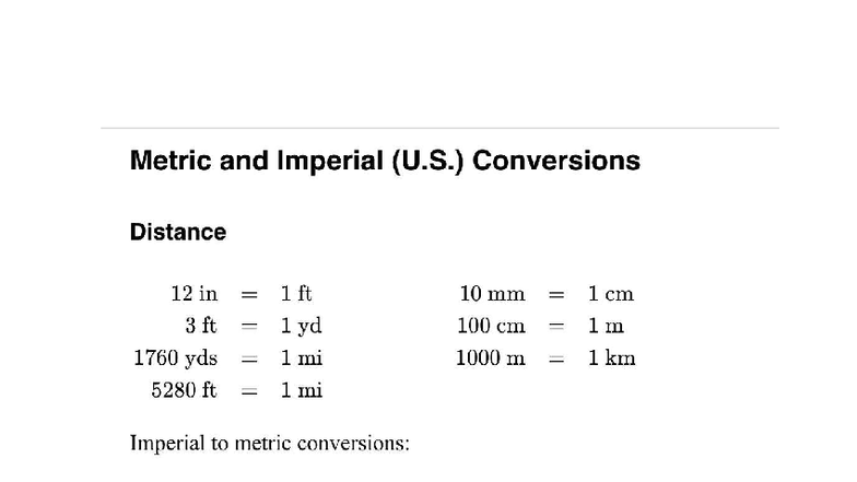 Dimensional Analysis Practice Problems for MATH 101 - Studocu
