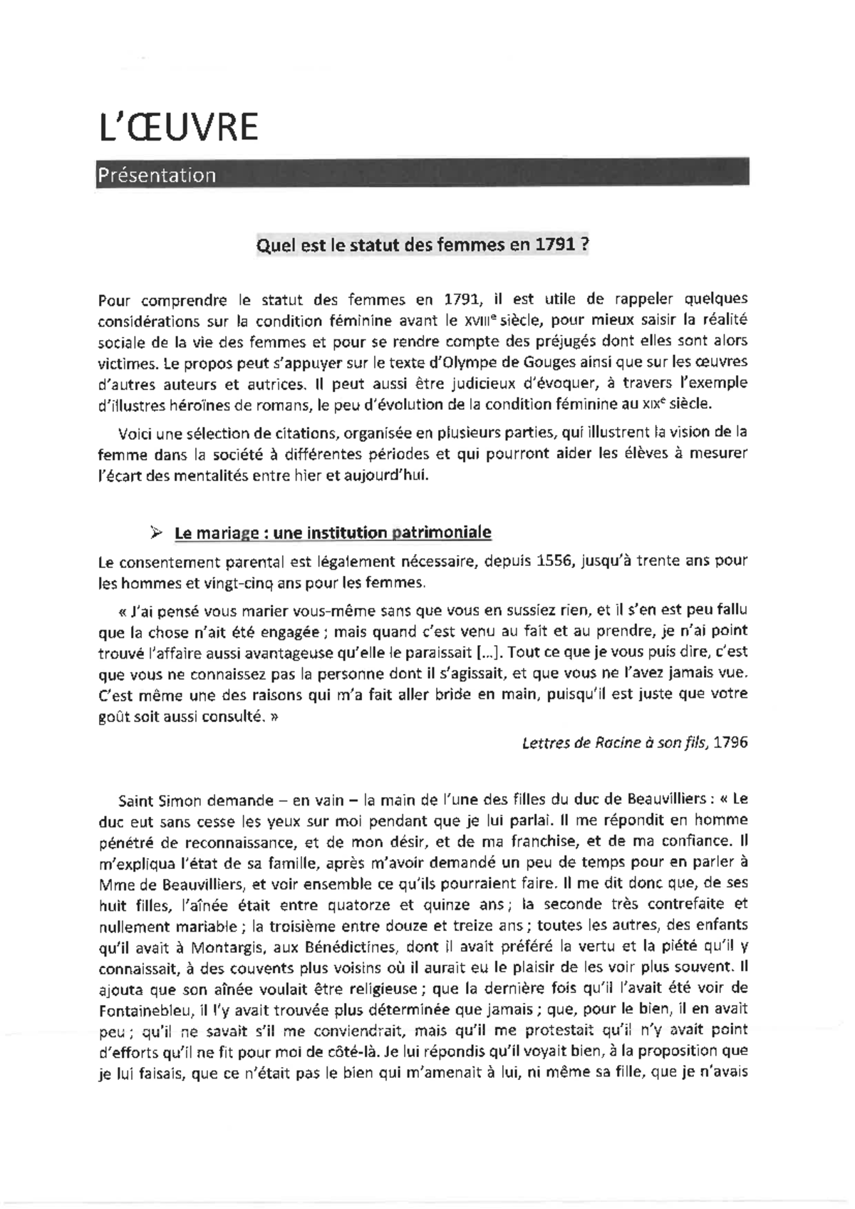 Ddfc textes complementaires - Présentation Quel est le statut des ...