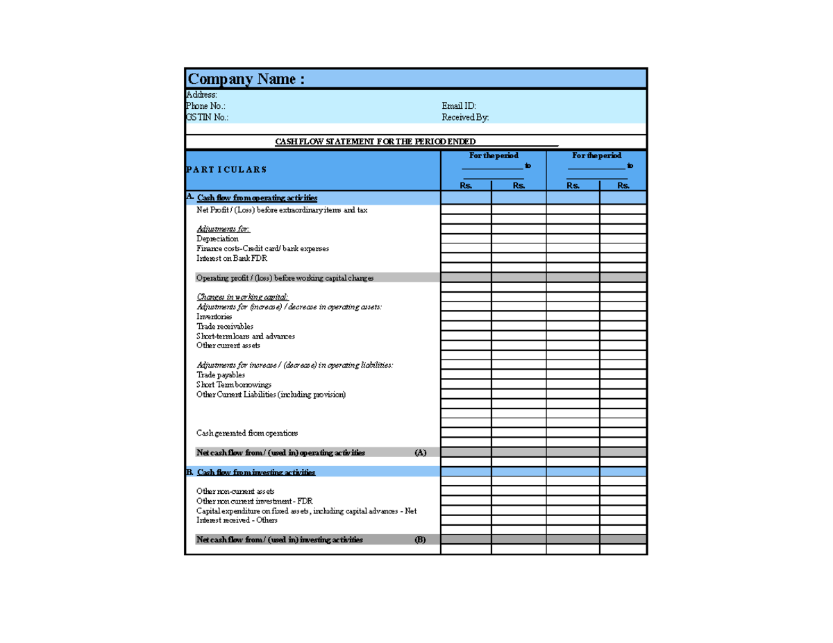 Cash Flow Statement Analysis - Financial Management 03 - Studocu