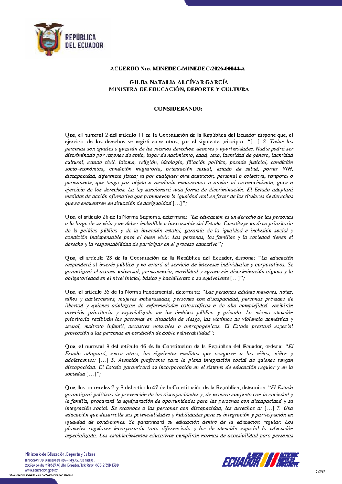 Mineduc-2026-00044-A Plan de Acompañamiento Socioemocional Integral - Document Preview
