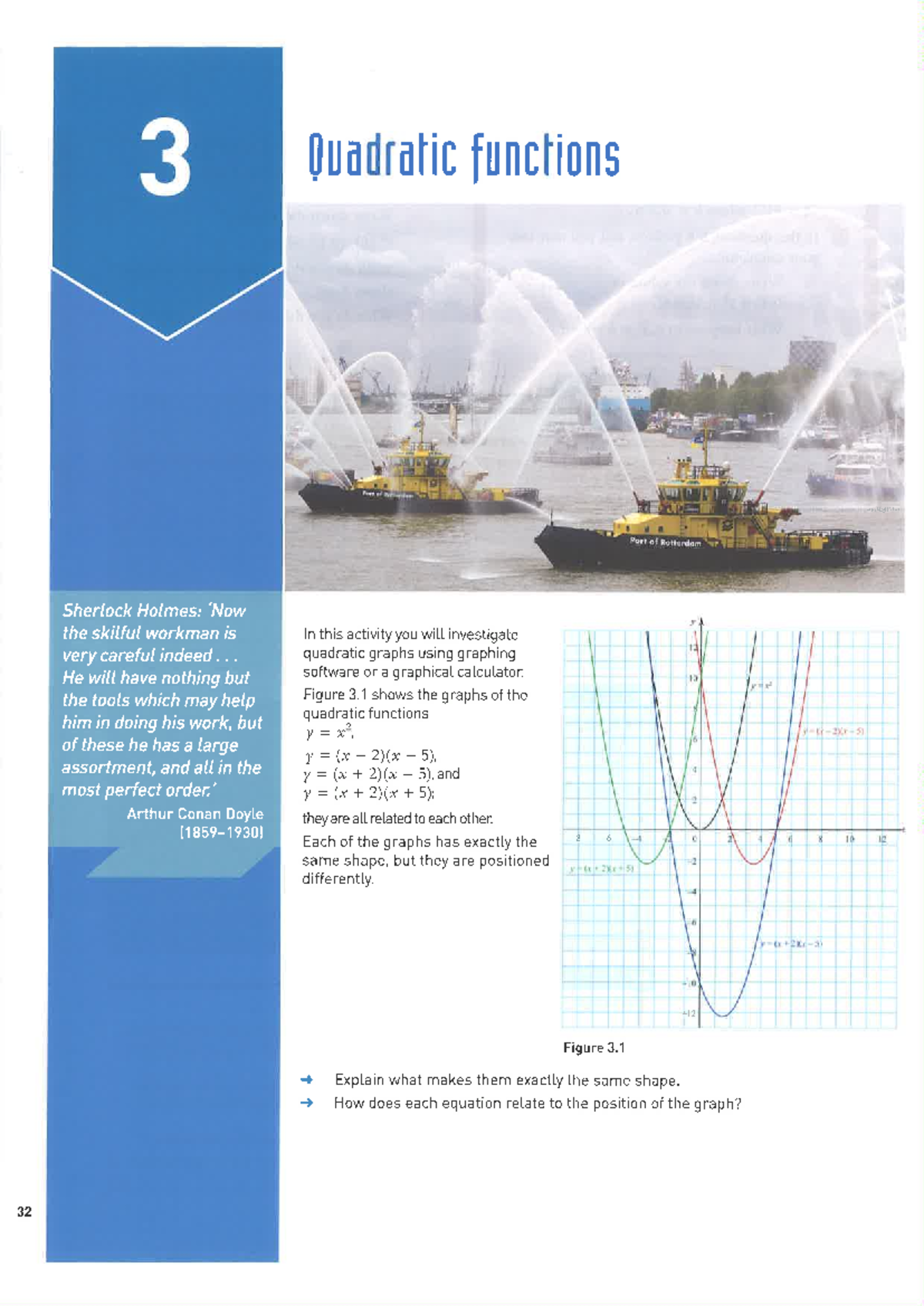 Y12 Text Chapter 3 Quadratic Functions - FOUD0041 - Studocu