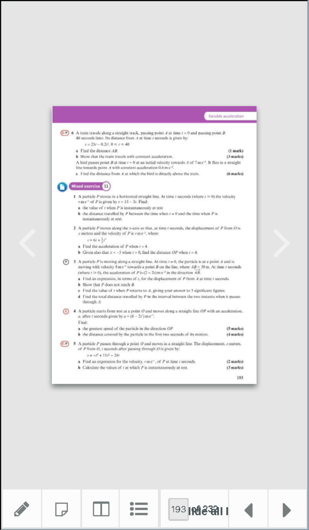 Variable Acceleration Problems: Edexcel AS & A Level Maths Mechanics ...