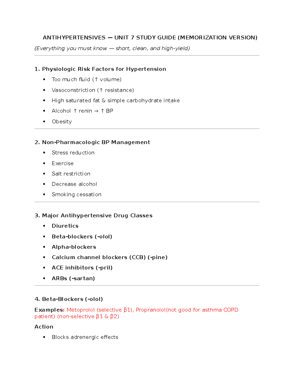 NUR 210 Pharm Exam 3 Study Guide: Units 7, 8, and 9 Essentials - Studocu