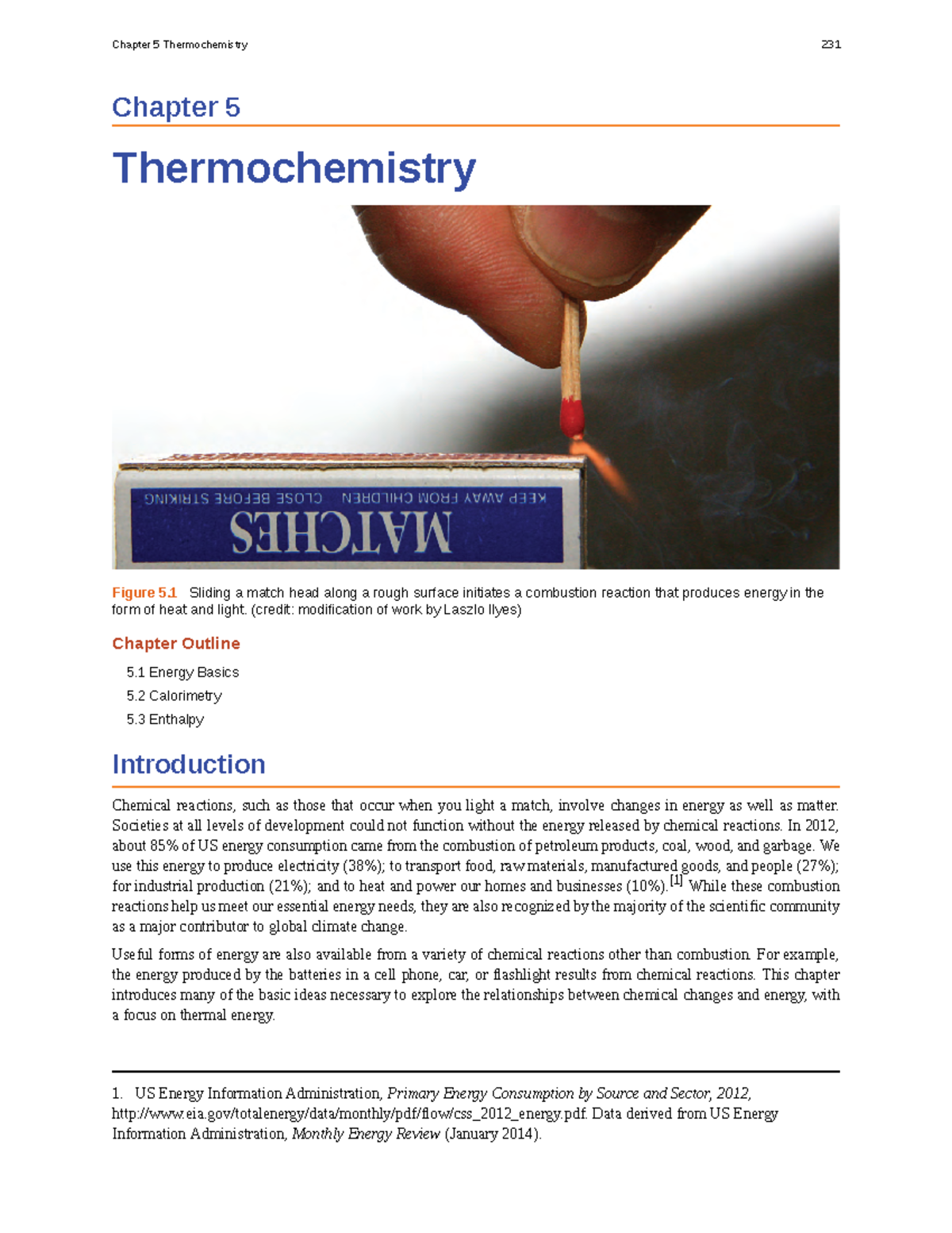 Chapter 5: Thermochemistry - Understanding Energy Changes and Heat ...