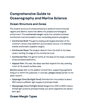 Aquatic Ecosystems - Study Notes & Assignments - Studocu