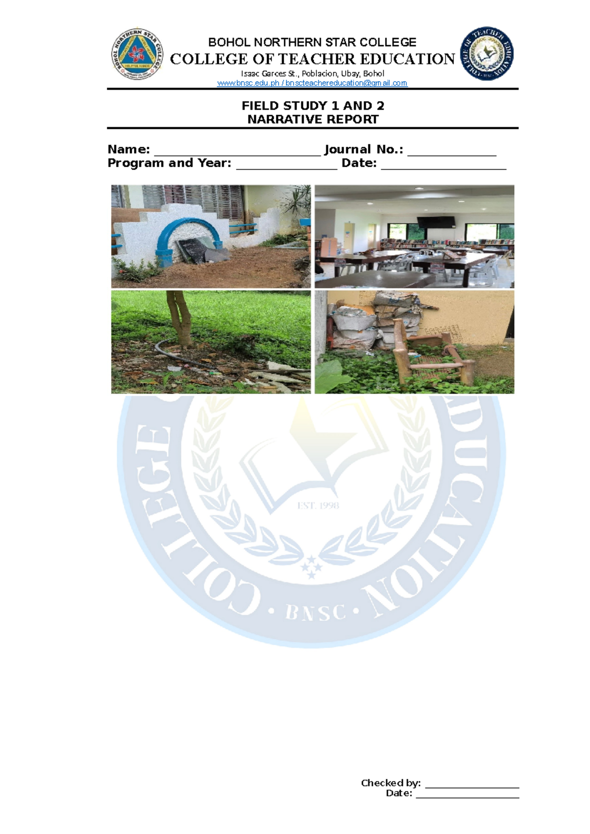 Narrative-Report-Format (Picture 1) - Bohol Northern Star College ...