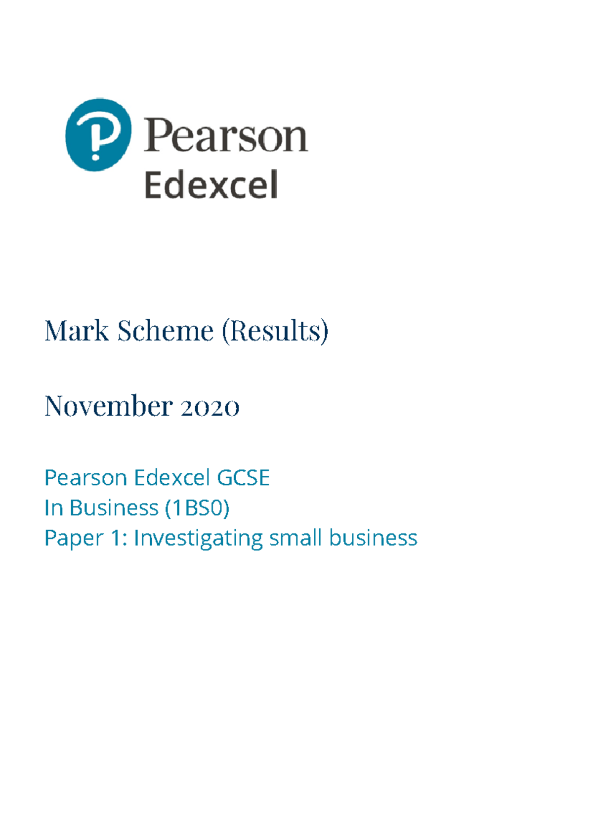 202011-1BS0-01-ZZ-20210211 MOD - Mark Scheme (Results) November 2020 ...