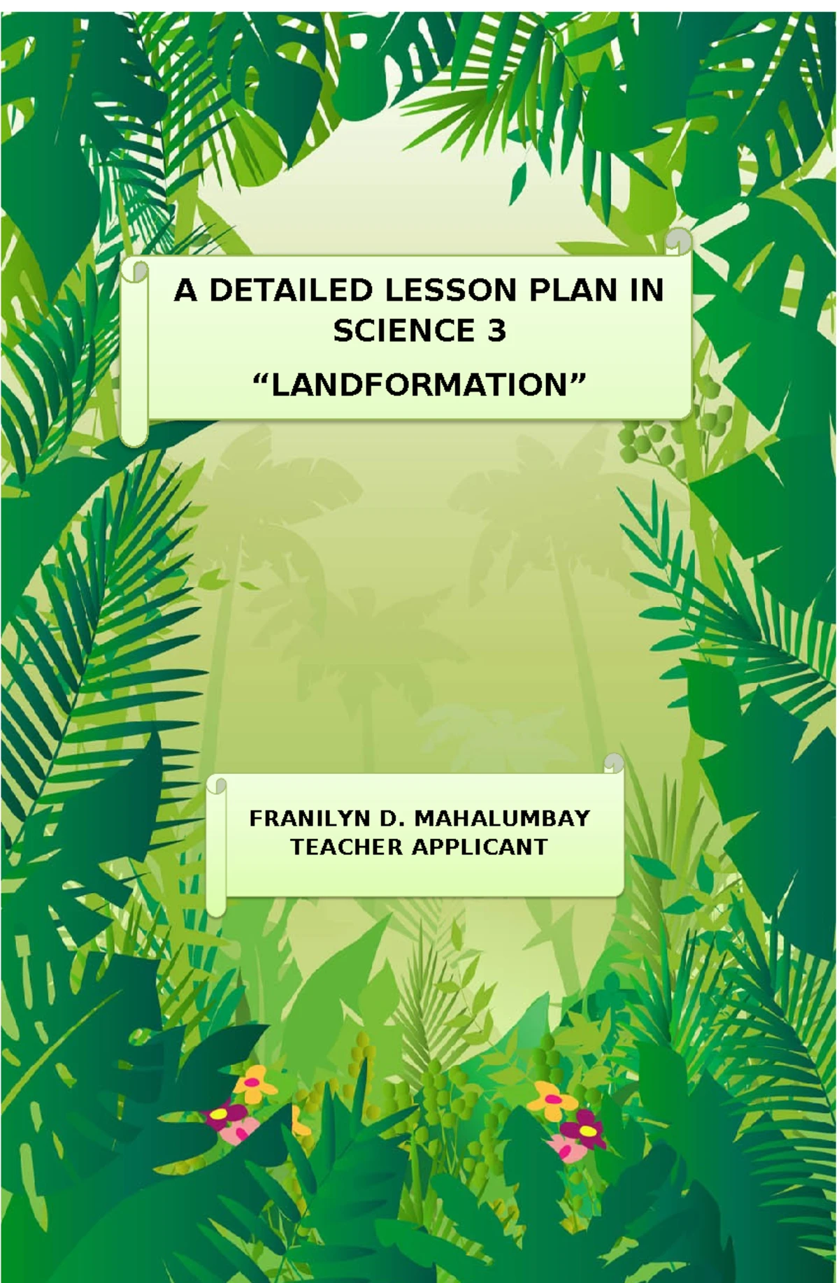 Micro- Teaching-LP - Micro-Teaching Session/Lesson Plan Template 1 ...