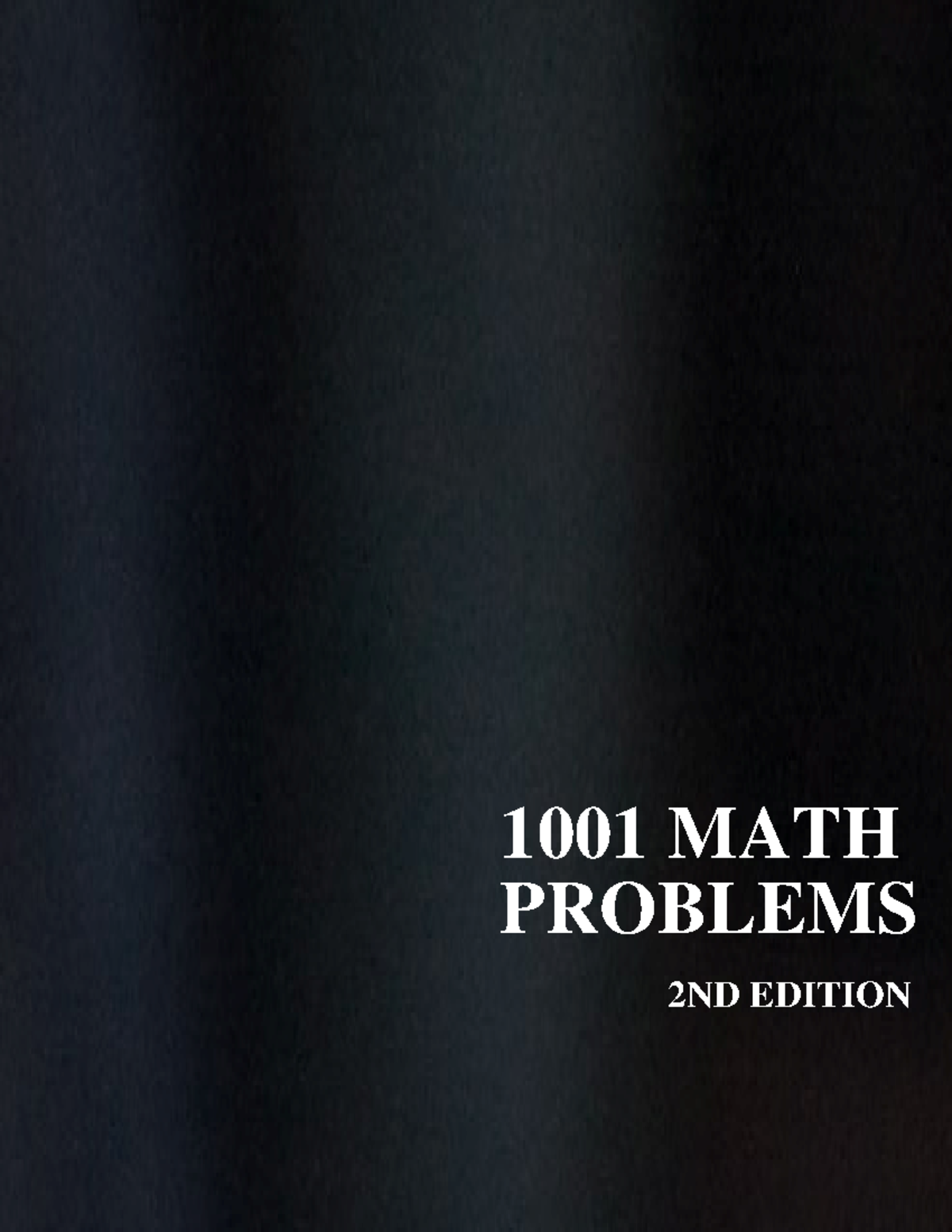 1001 Math Problems 2nd Edition - Practice Sets & Examples - Studocu