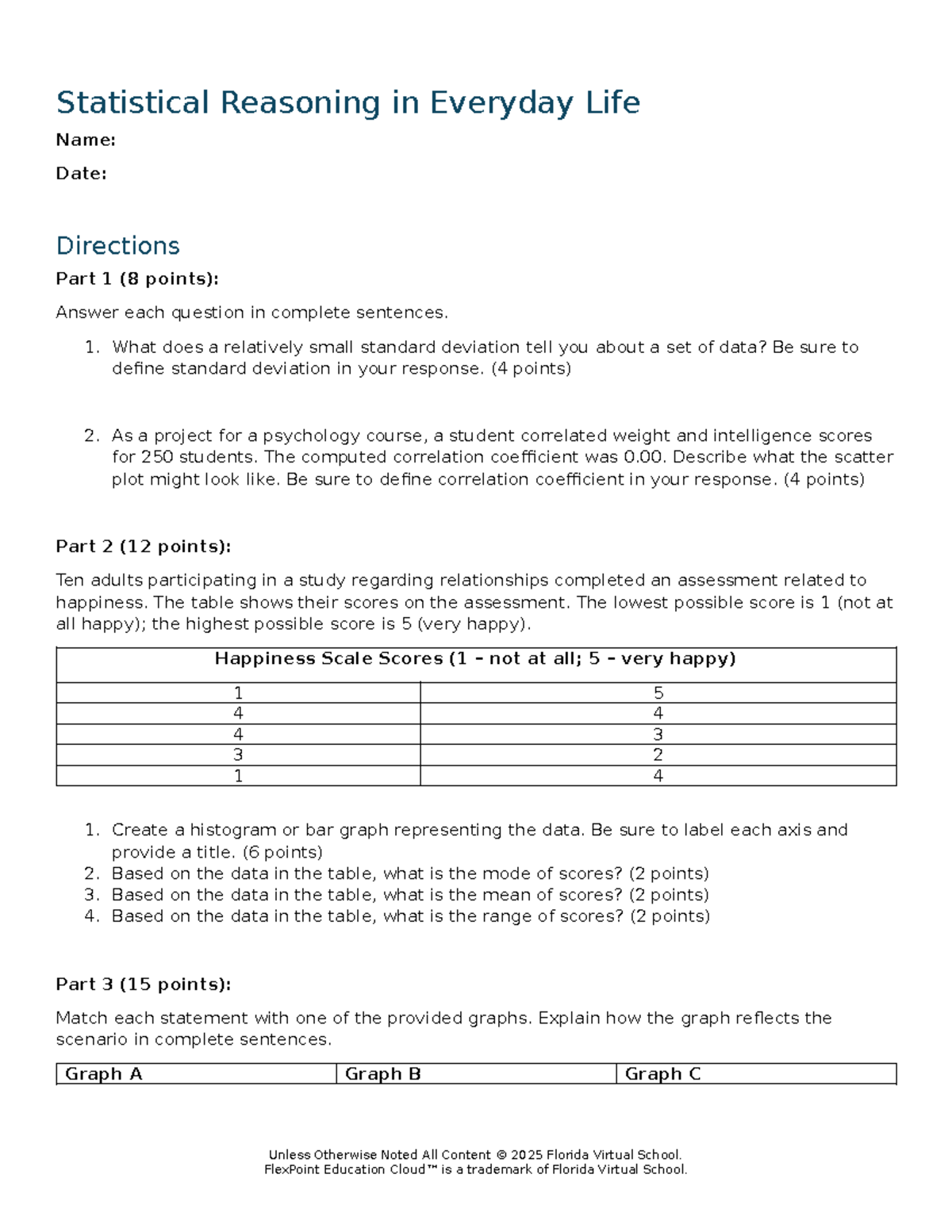 Statistical Reasoning Assessment: Understanding Data Analysis - Studocu