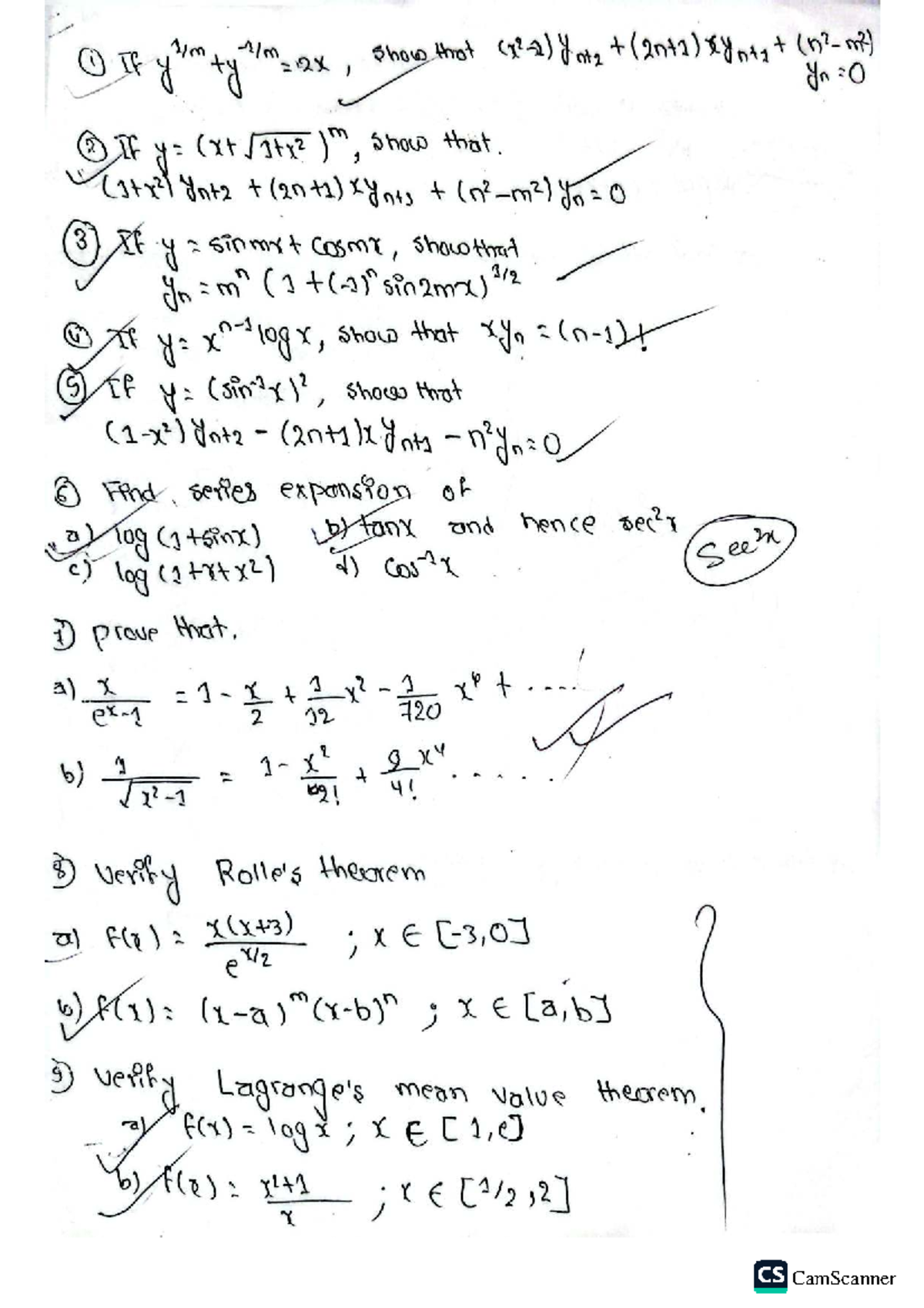 Mathematics CS 101: Comprehensive Exam Review and Problem Solutions ...