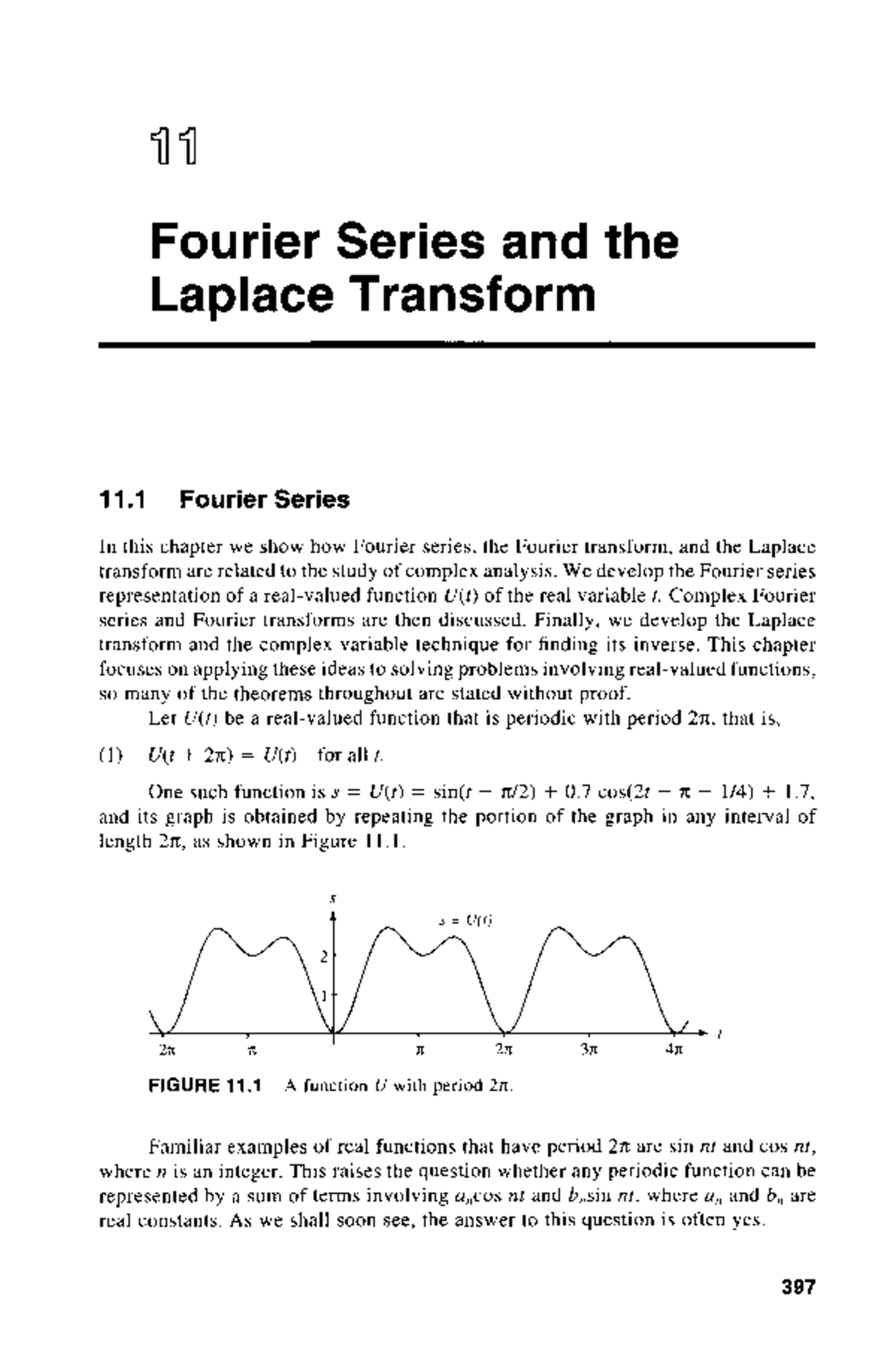 Fourier Series & Laplace Transform: Complex Analysis Insights - Studocu