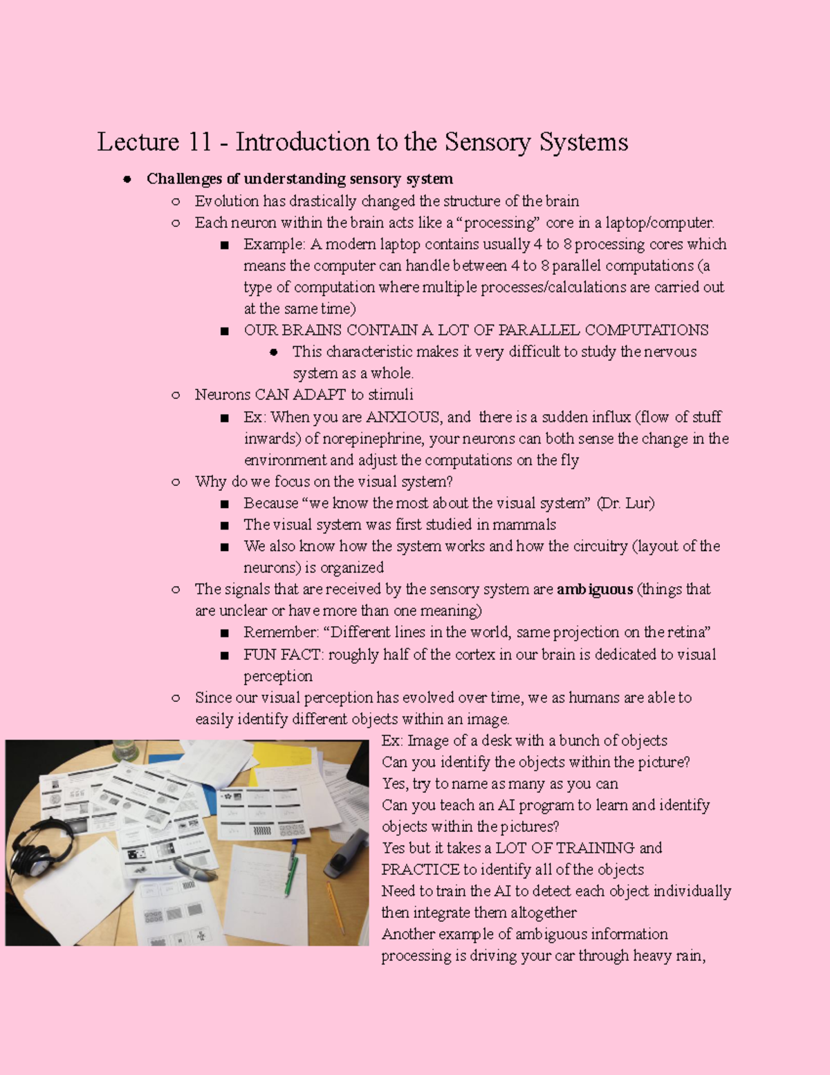 Psych 101: Exam 2 Review – Sensory Systems and Eye Structure Insights ...