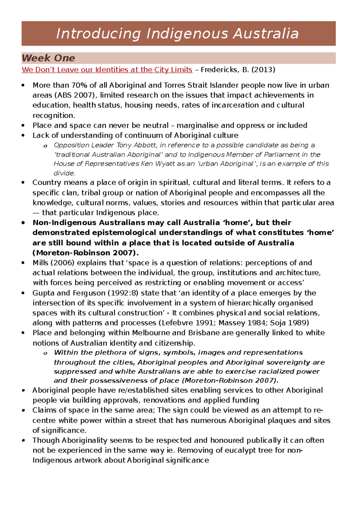 Indigenous Australia: Exploring Identity, Space, and Language in ...